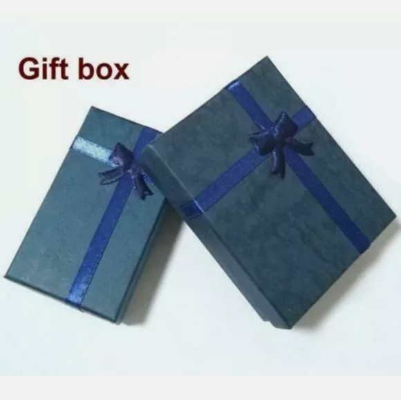 Retro style multicolored crystal butterfly earrings with silver post - Picture 4 of 10